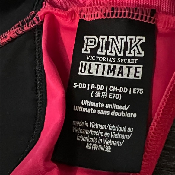 PINK Victoria's Secret Hot Pink Sports Bra - Picture 5 of 5